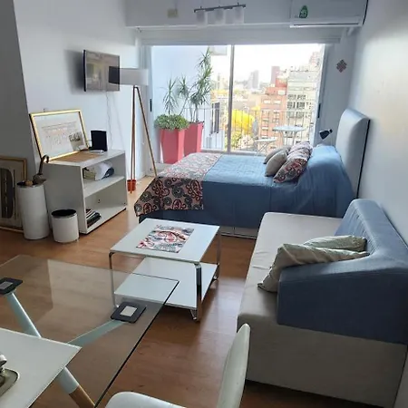 Encantador Estudio En Nunez Con Balcon Luminoso Buenos Aires Exterior photo